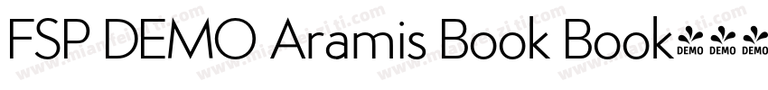 FSP DEMO Aramis Book Book字体转换